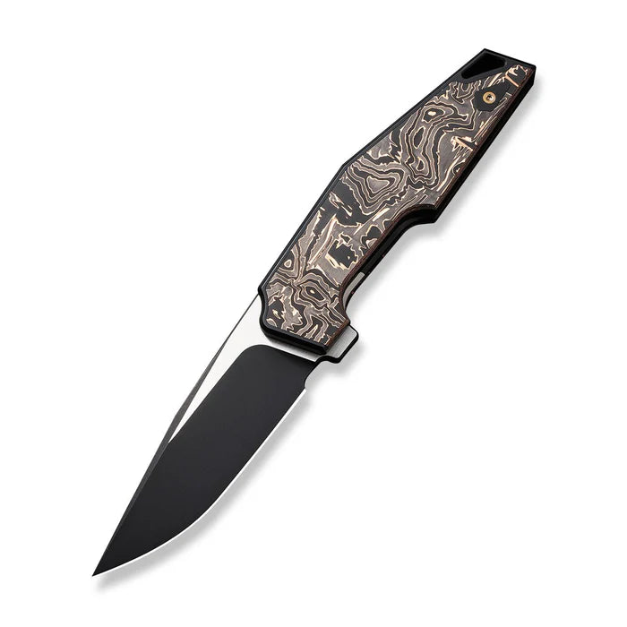 WEKNIFE OAO (One and Only) Flipper Knife Titanium & Carbon Fiber Handle #WE23001-2