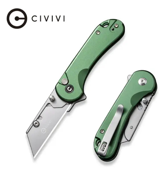 CIVIVI Elementum Utility Thumb Stud & Button Lock Knife Aluminum Handle #C23039B-3