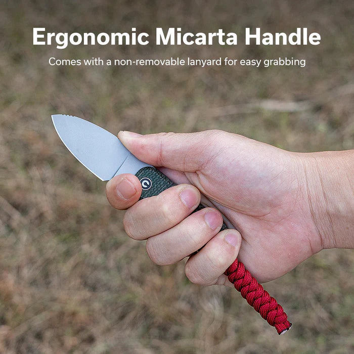 CIVIVI Baby Banter Fixed Blade Knife Micarta Handle #C23045-2