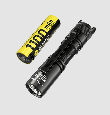 Nitecore MT1A Pro 800 Lumen High Output Compact Rechargeable AA Flashlight Tag