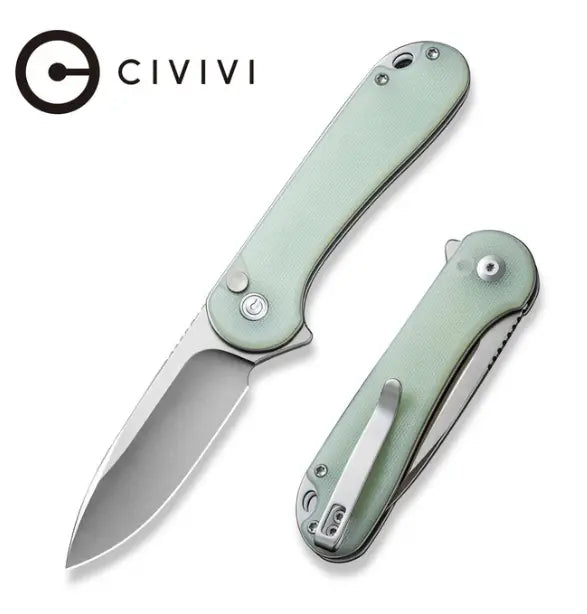 CIVIVI Button Lock Elementum II Flipper Knife G10 Handle #C18062P-2