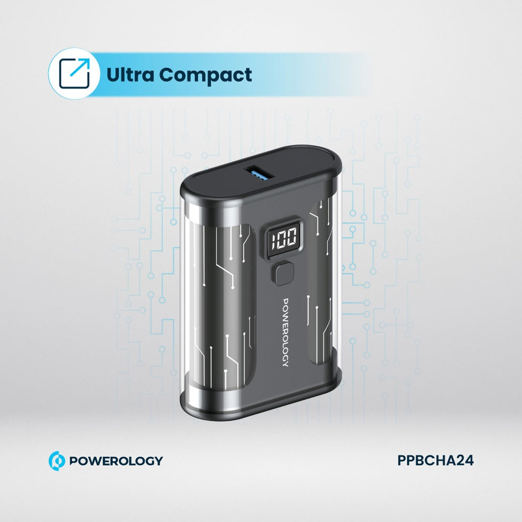 Powerology Crystalline Series Power bank 10000mAh PD  35W #PPBCHA24