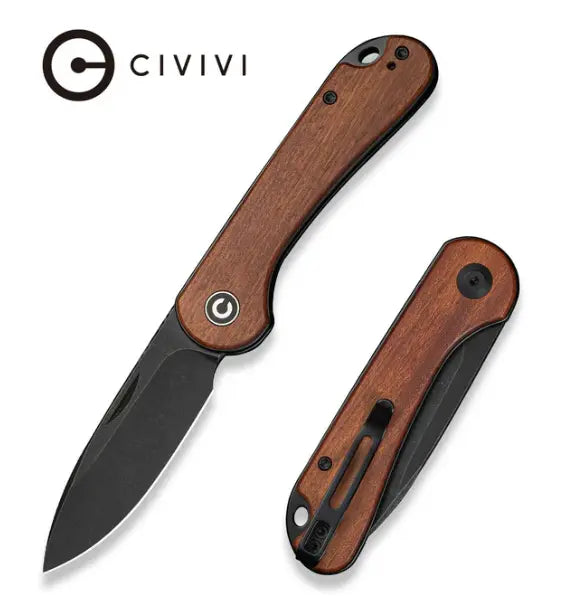 CIVIVI Elementum Slip Joint Knife Wood Handle #C18062AJ-3