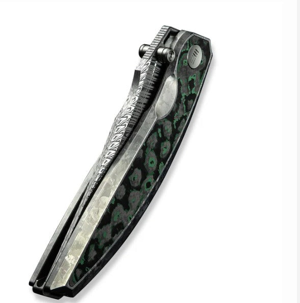 WEKNIFE Quinseris Flipper & Thumb Stud Knife Titanium & FatCarbon Fiber Handle #WE23093-DS1