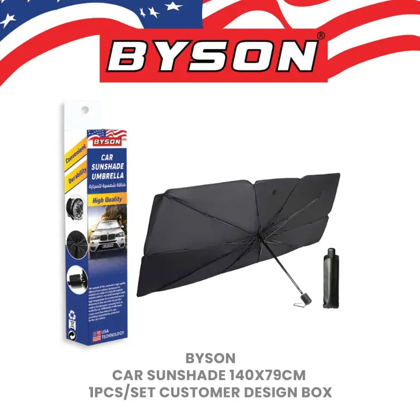 BYSON Custom Design Car Sunshade 140x79cm #SS164
