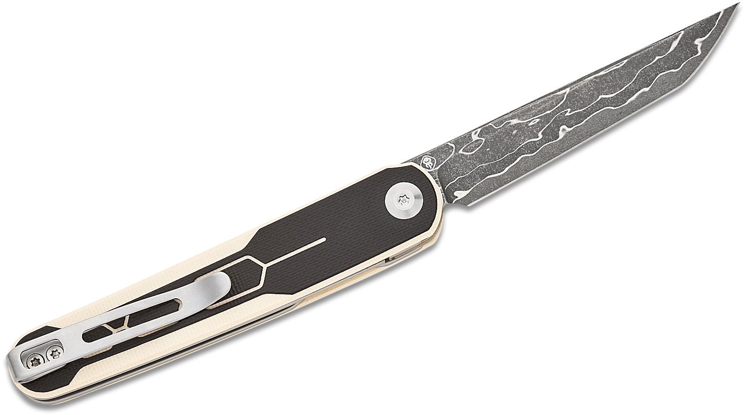 CIVIVI KNIVES KWAIQ LINER LOCK IVORY/BLACK #C23015-DS1