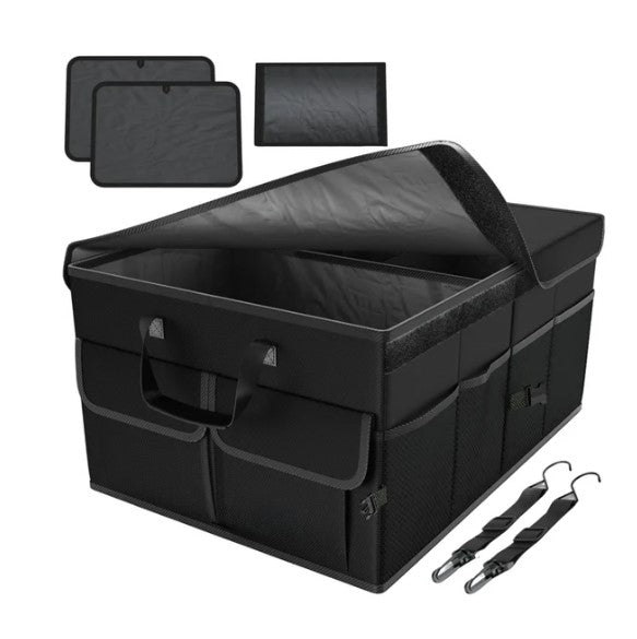 Green Lion Car Trunk Organizer 57L - Black