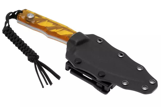 CIVIVI Propugnator Polished Yellow Ultem Handle Stonewashed D2 Blade #C23002-3