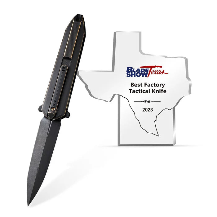 WEKNIFE Diatomic Flipper Knife Titanium Handle #WE22032-1