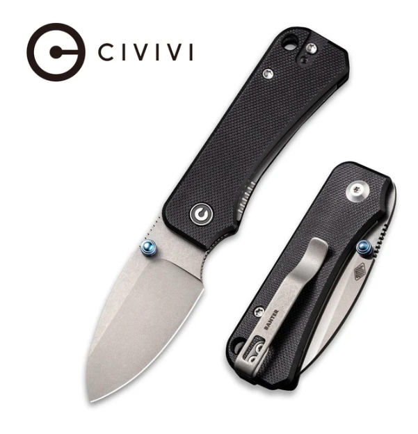 CIVIVI Baby Banter Thumb Stud Knife G10 Handle #C19068S-1