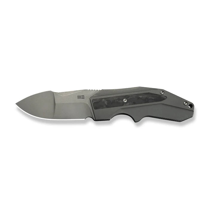 WEKNIFE Coral SLT Flipper Knife Titanium & Carbon Fiber Handle #WE24044-2