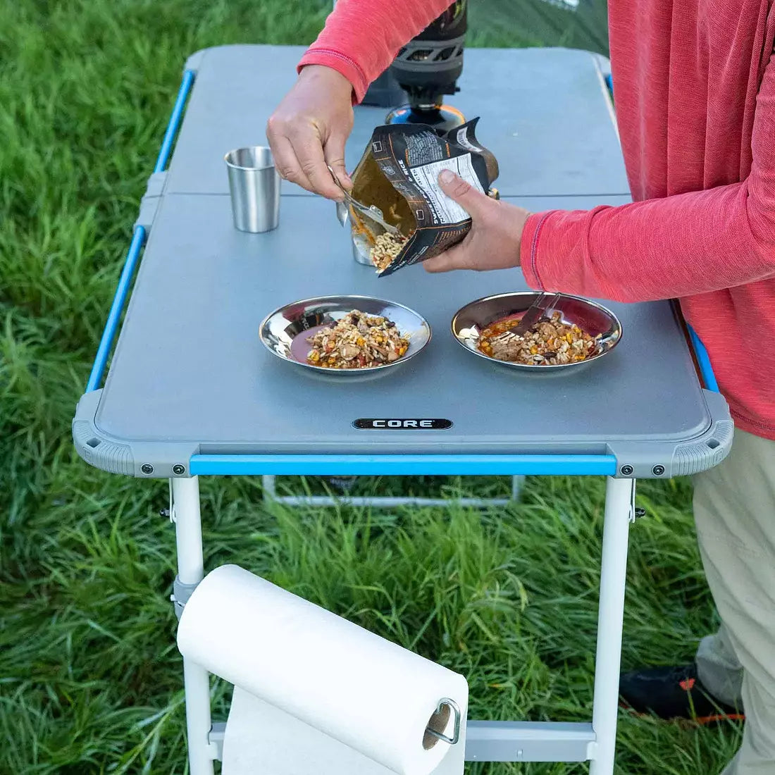 CORE 4 Foot Outdoor Table with FlexRail #40243
