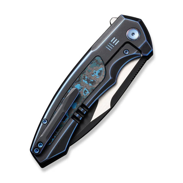 WEKNIFE Hyperactive Flipper Knife Titanium & FatCarbon Fiber Handle #WE23030-3