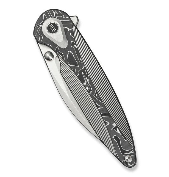 WEKNIFE Zenthra Flipper & Thumb Stud Knife Titanium & Carbon Fiber Handle #WE24021C-4