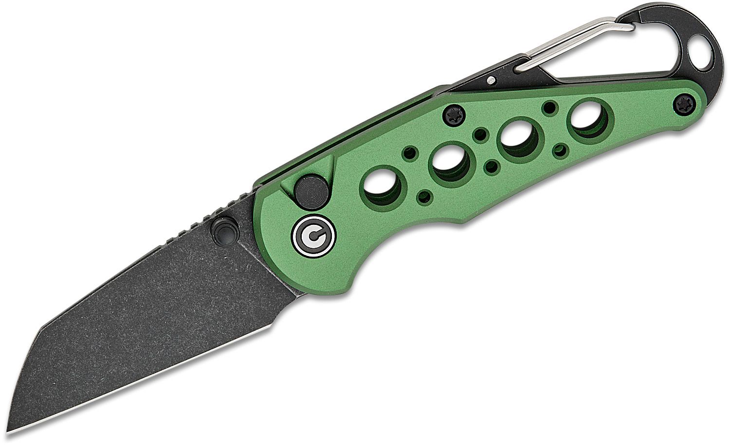 CIVIVI Pragma Folding Knife - Green Aluminum #C23062B-3