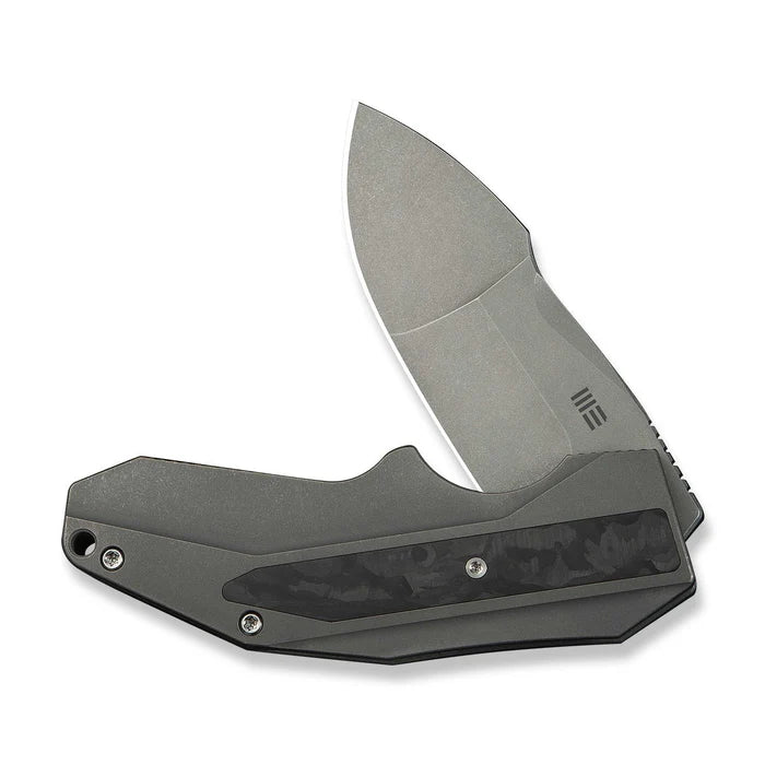 WEKNIFE Coral SLT Flipper Knife Titanium & Carbon Fiber Handle #WE24044-2