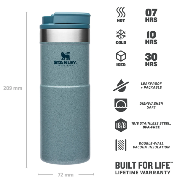 Stanley CLA Neverleak Travel Mug 473ml/16oz H.ICE #10-09851-009