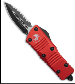 Microtech Auto Mini Troodon D/E OTF Red #MCT2381RD