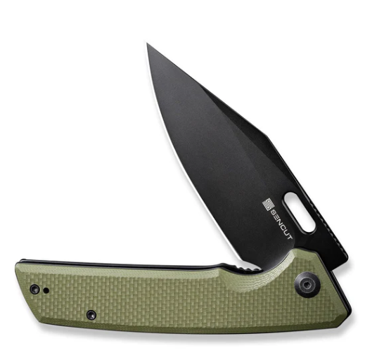 SENCUT GlideStrike Folding Knife - OD Green G10 #S23018-3