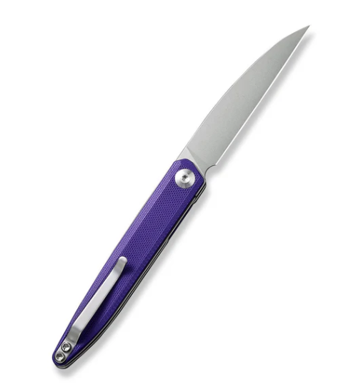 SENCUT Jubil Front Flipper Knife - Purple G10 #S20029-1