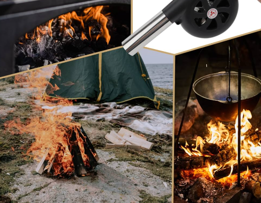 BBQ CHARCOAL BLOWER WITH CAR SOCKET #FAN-CV12V