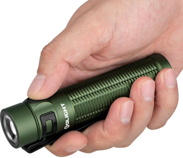 OLight Baton 3 Pro Max Cool White LED Flashlight, OD Green