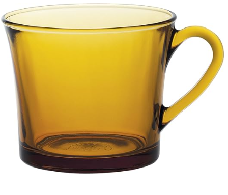 INDONESIAN YELLOW KARAK TEA CUPS WITH HANDLE