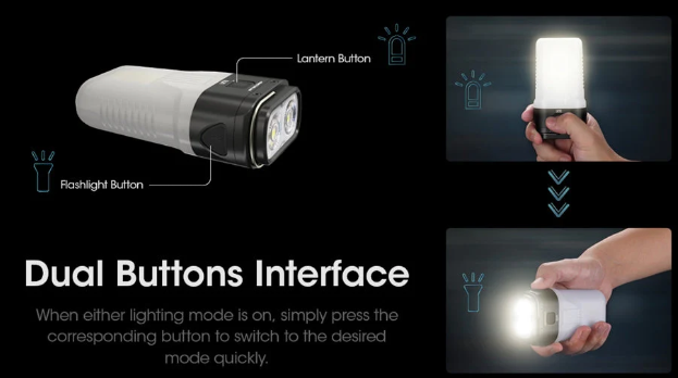 Nitecore LR70 USB-C Rechargeable LED Flashlight - 3000 Lumens