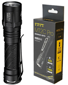 Nitecore flashlight MT2C Pro 1800 lm