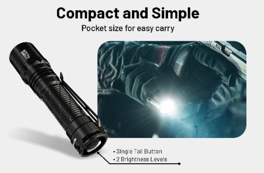 Nitecore flashlight MT2C Pro 1800 lm