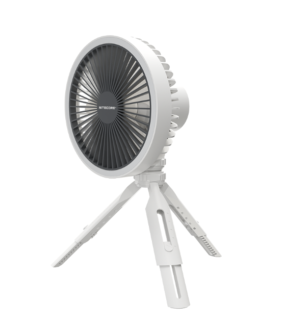 Nitecore NEF10 Multipurpose Portable Fan Built-in 10,000mAh Powerbank Battery White