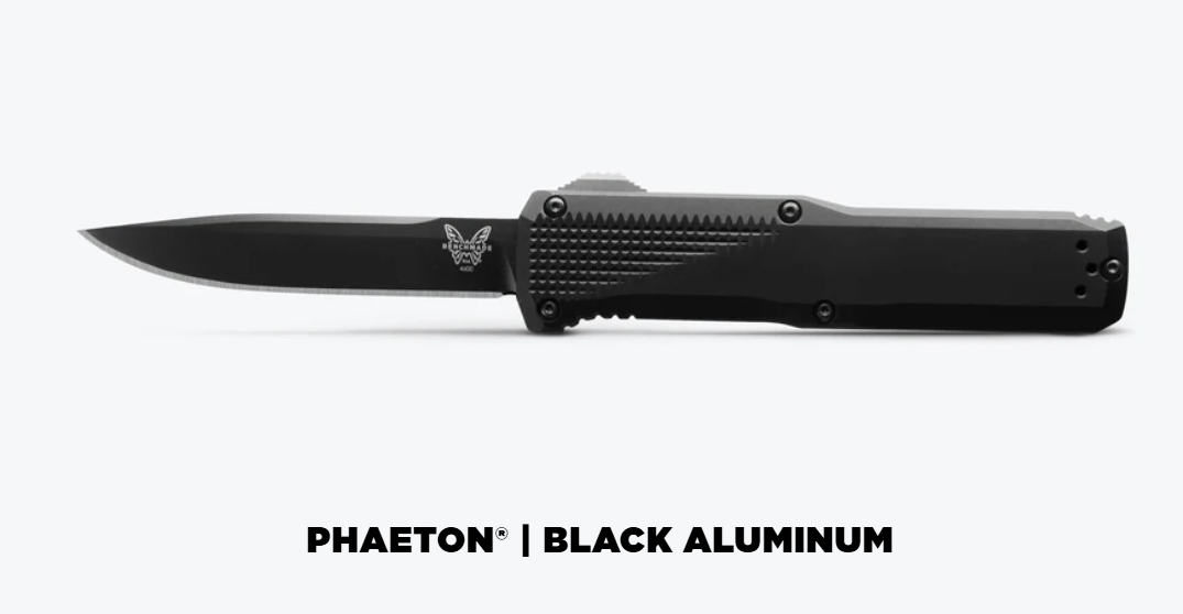 Benchmade Phaeton AUTO OTF Knife 3.45" # 4600DLC-1