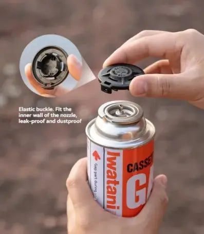 Butane gas cover black(4 pcs) #G-BK4