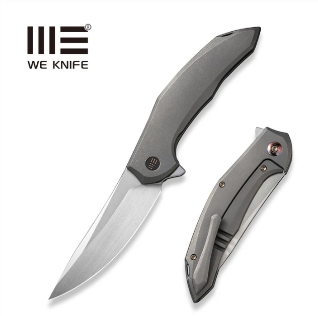 WEKNIFE Merata Flipper Knife Titanium Handle #WE22008A-2