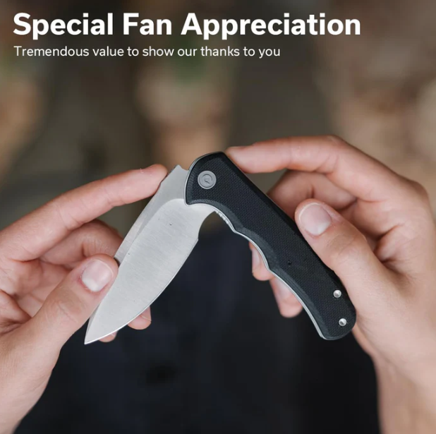 CIVIVI Mini Praxis Flipper Knife G10 Handle #C18026C-2
