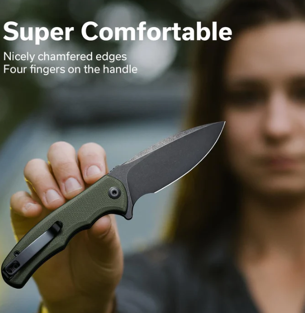 CIVIVI Mini Praxis Flipper Knife G10 Handle #C18026C-1