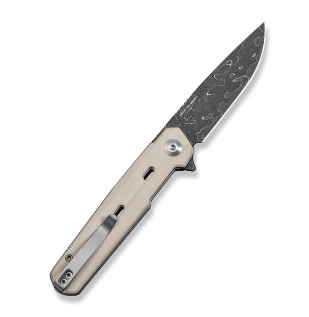 CIVIVI Navo Flipper Knife Ivory G10 Handle #C25015A-DS1