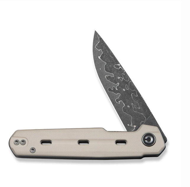 CIVIVI Navo Flipper Knife Ivory G10 Handle #C25015A-DS1