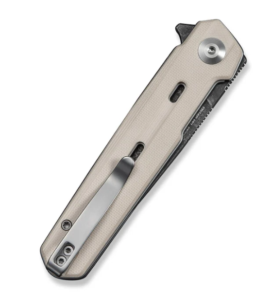CIVIVI Navo Flipper Knife Ivory G10 Handle #C25015A-DS1