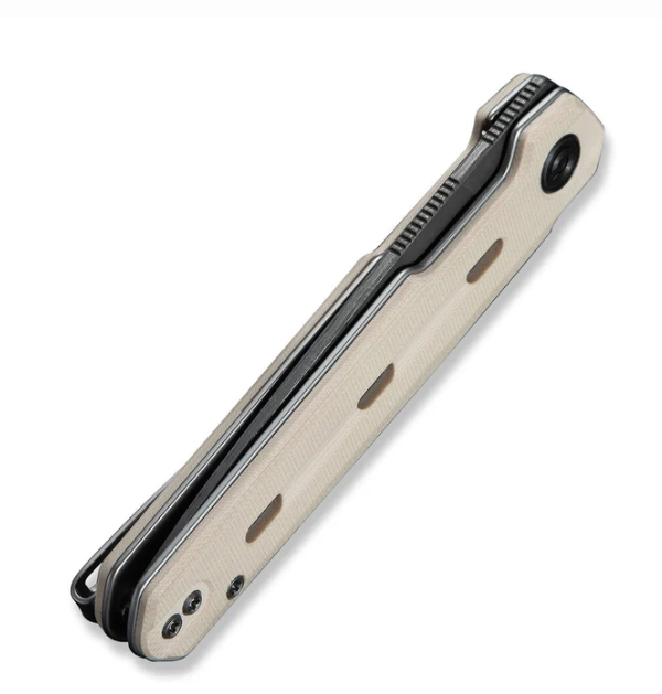 CIVIVI Navo Flipper Knife Ivory G10 Handle #C25015A-DS1