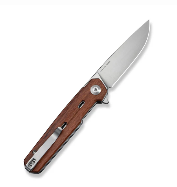CIVIVI Navo Flipper Knife Guibourtia Wood Handle #C25015B-1