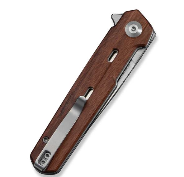 CIVIVI Navo Flipper Knife Guibourtia Wood Handle #C25015B-1