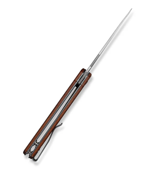 CIVIVI Navo Flipper Knife Guibourtia Wood Handle #C25015B-1