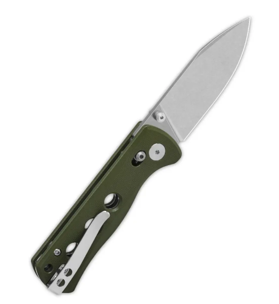 Canary Glyde lock, 14C28N stonewashed, Olive Green G10 #QS150GL-B1