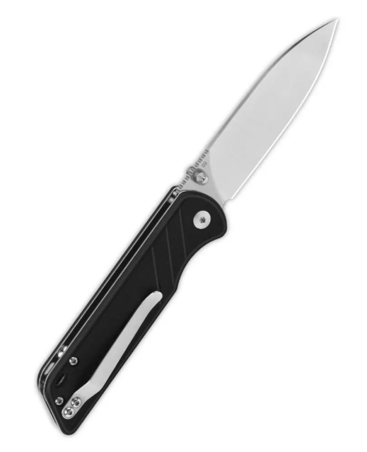 Parrot V2 Linerlock, D2 satin, Black G10 #QS102-A