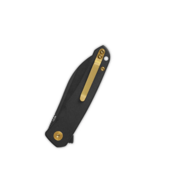 Otter Liner lock, 14C28N black, Black G10 #QS140-C2