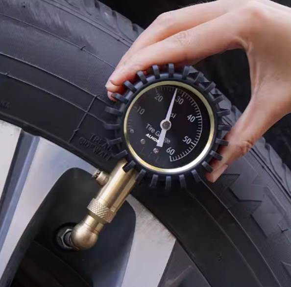 مقياس الاطارات من الحر مع شنطة للحفظ