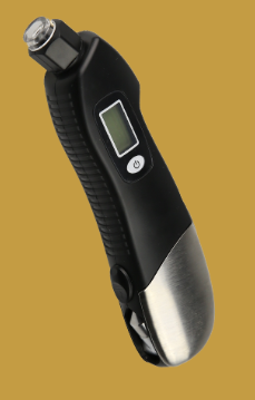 مقياس ضغط الاطارات مع ادوات الطوارئ مع شنطة للحفظ من الحر