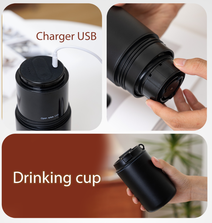 صانعة القهوة المختصة المحمولة من الحر (مطحنة و فلتر تقطير)