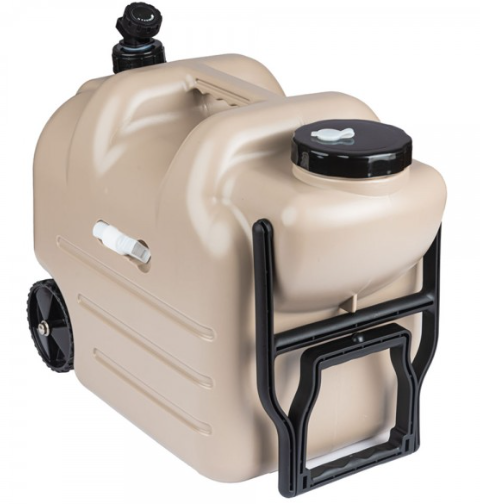 جركل ماء بحنفية وعجلات - 27  لتر من الرماية #22-4387